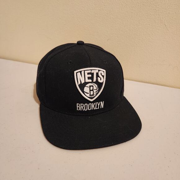 Adidas Brooklyn Nets New Era NBA Black Snapback Adjustable Hat Cap Basketball - Picture 7 of 7
